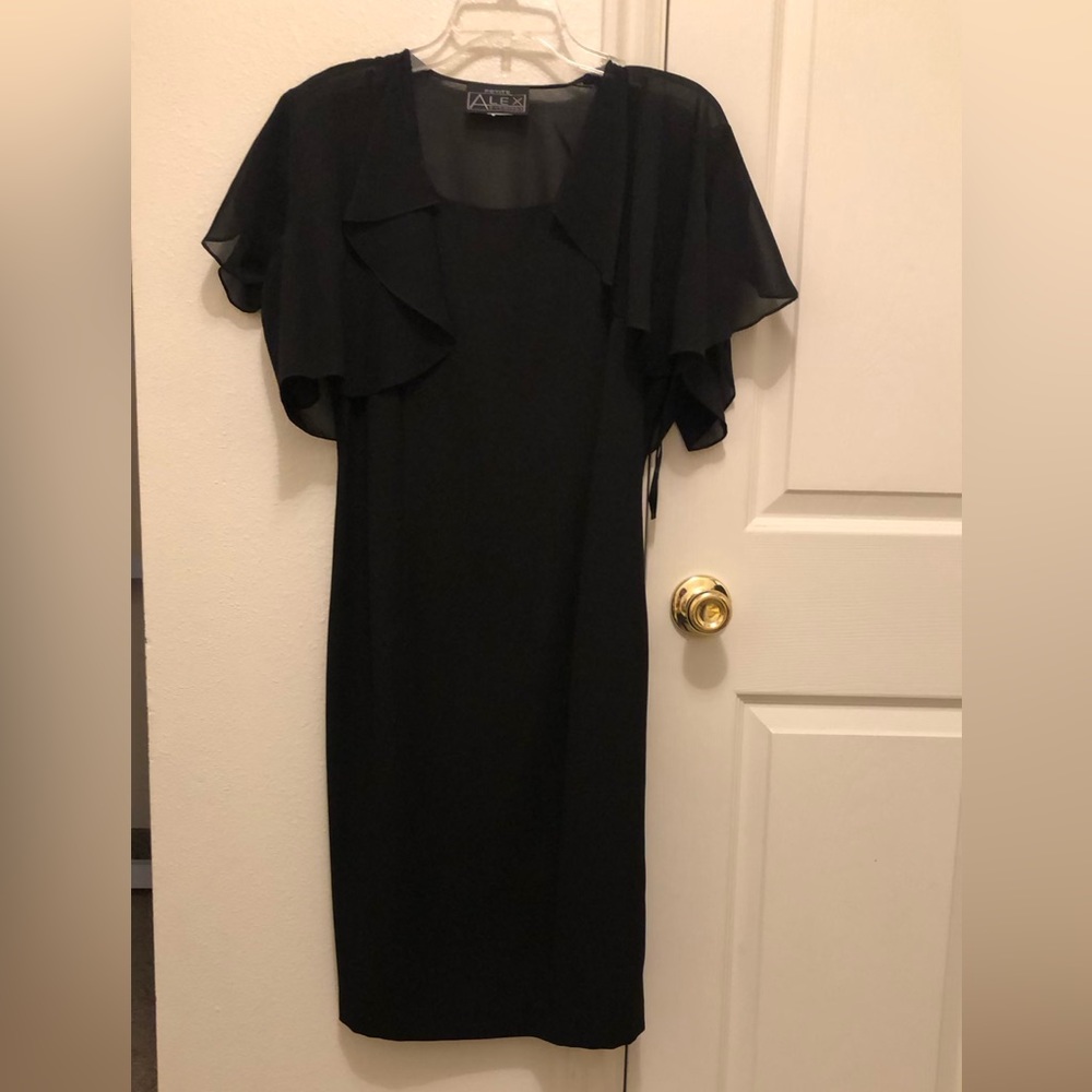 Alex evening dress with cover up
